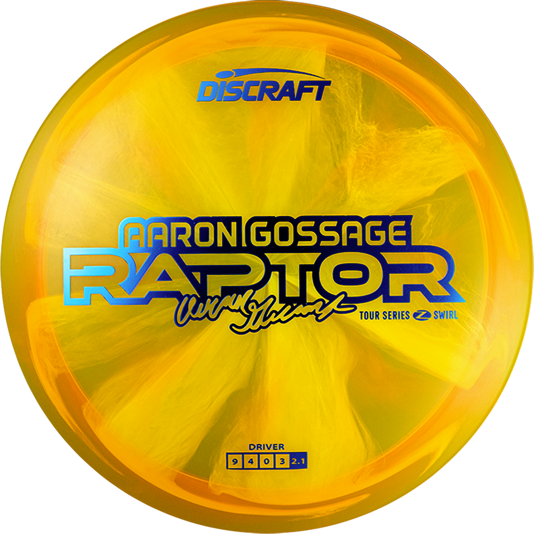 Discraft Z Swirl Raptor - 2025 Aaron Gossage Tour Series