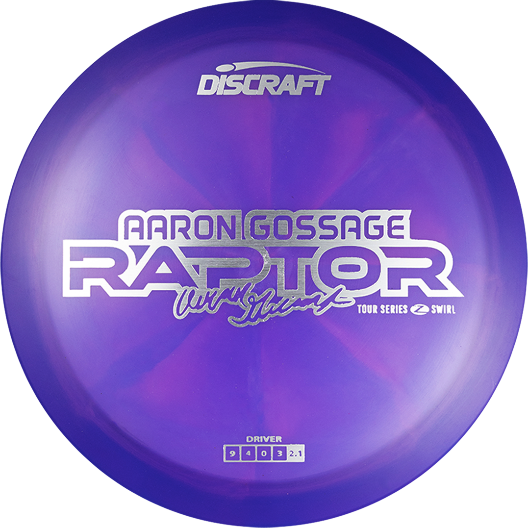 Discraft Z Swirl Raptor - 2025 Aaron Gossage Tour Series