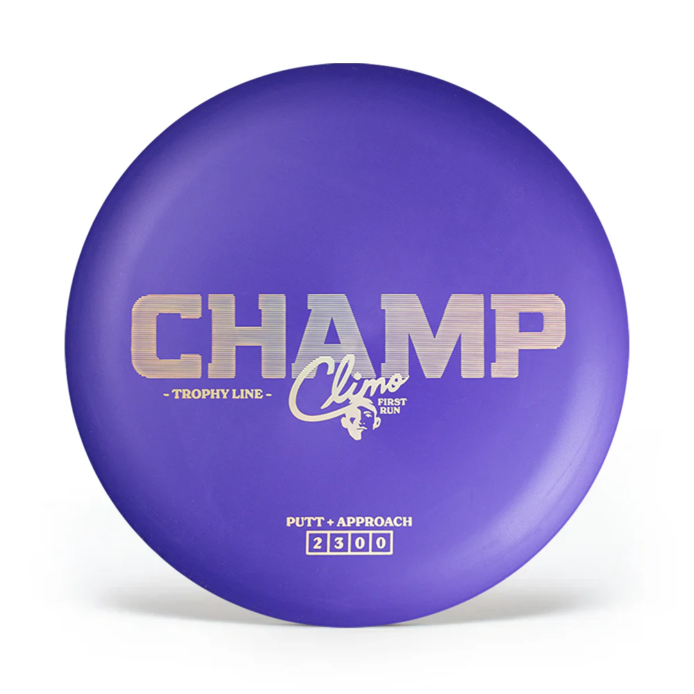 Climo Disc Golf Trophy Line Champ First Run