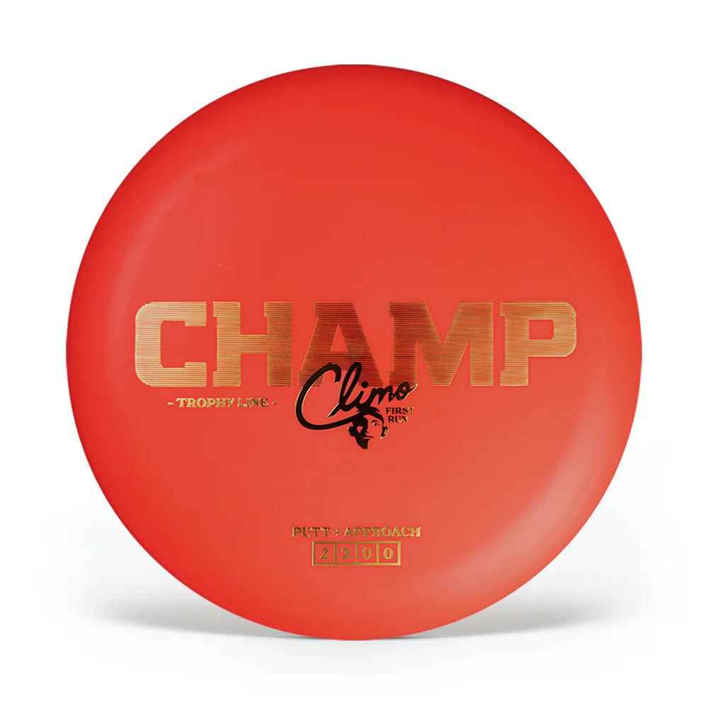 Climo Disc Golf Trophy Line Champ First Run