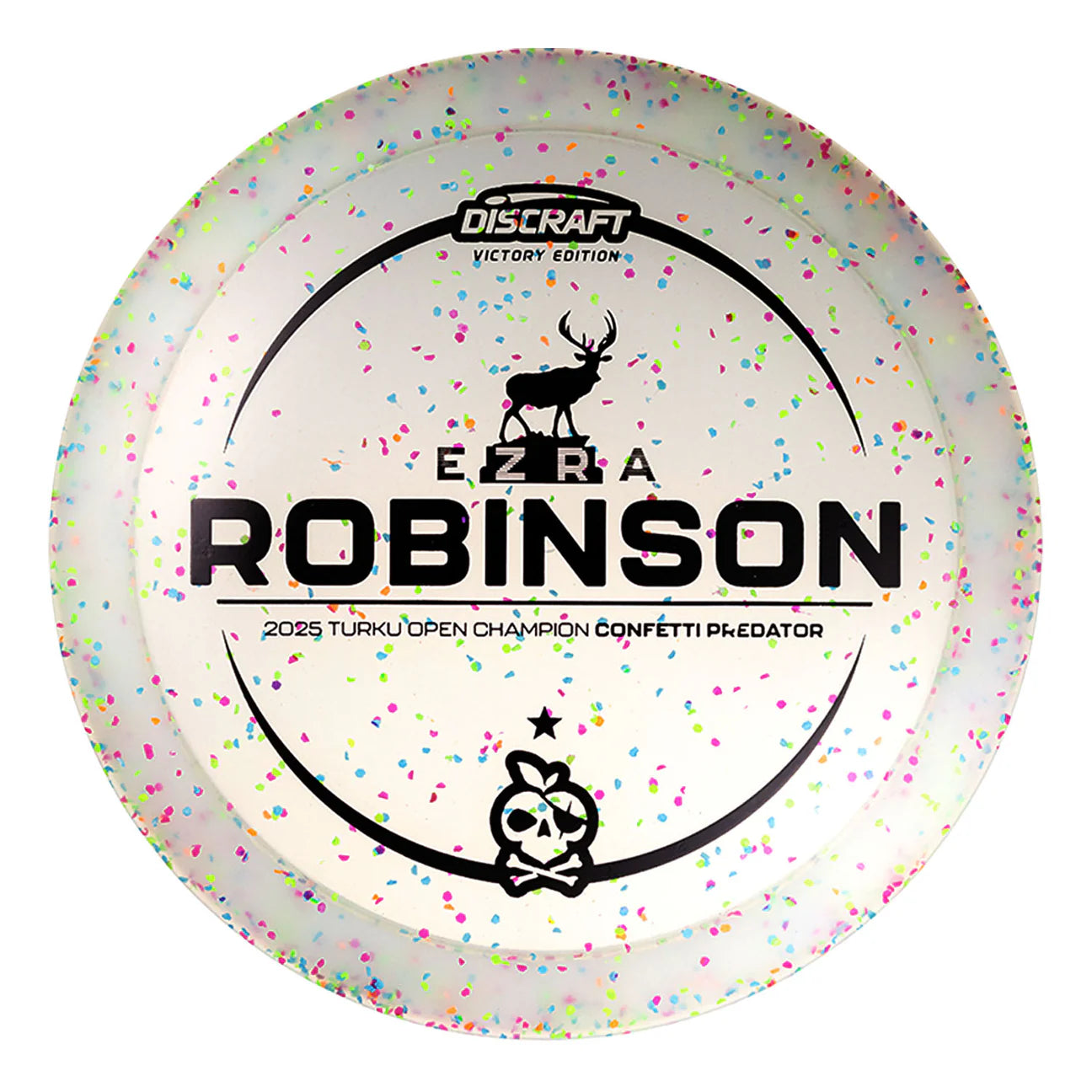 Discraft Z Confetti Predator Ezra Robinson Victory Edition 2025 Turku Open Champion