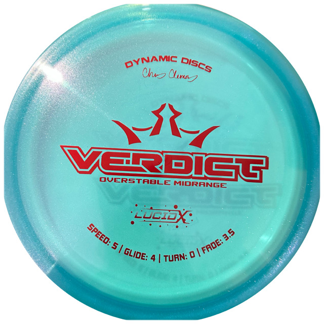 Dynamic Discs Lucid X Verdict Chris Clemons