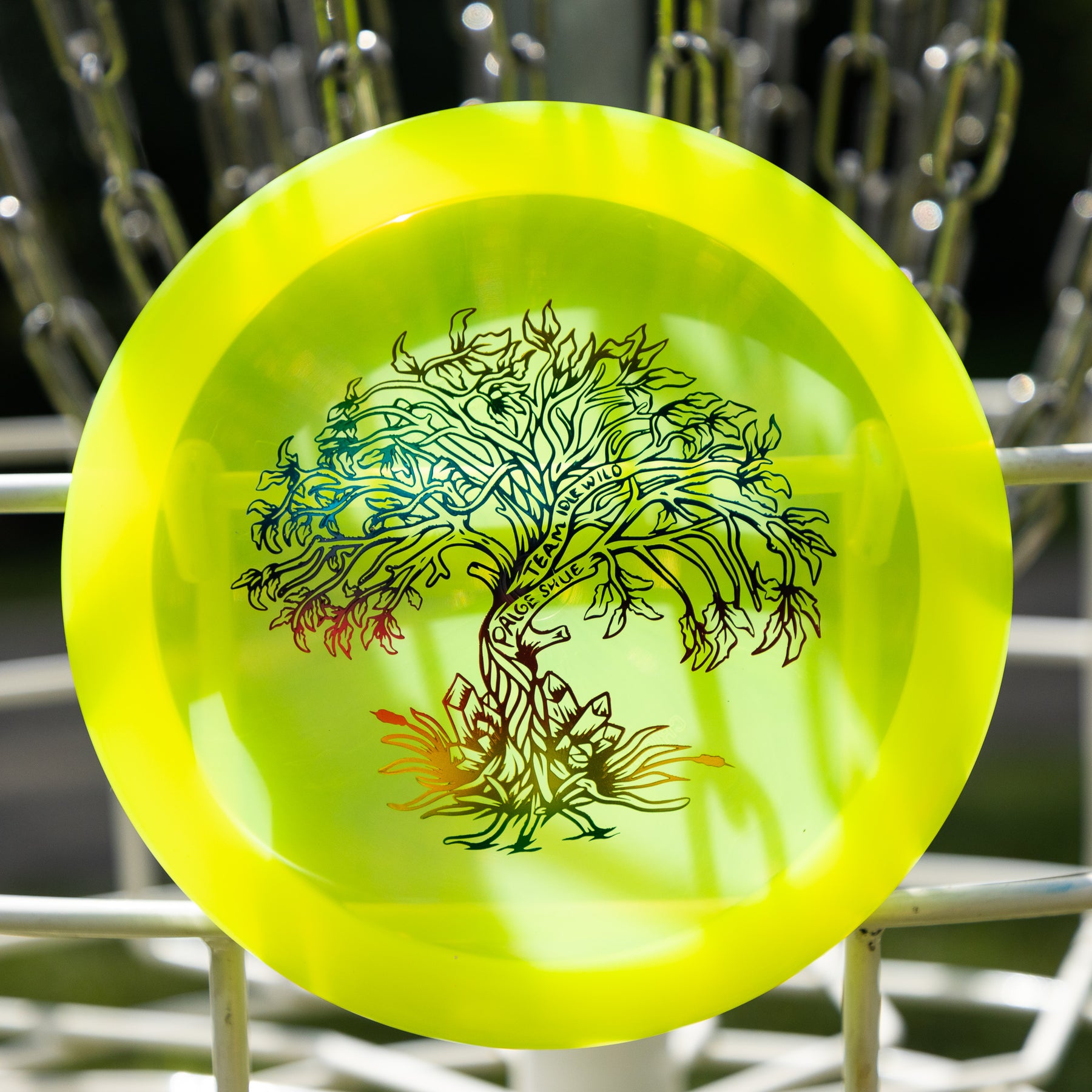 Dynamic Discs Lucid-Ice "Tree" Criminal Paige Shue Team Idlewild