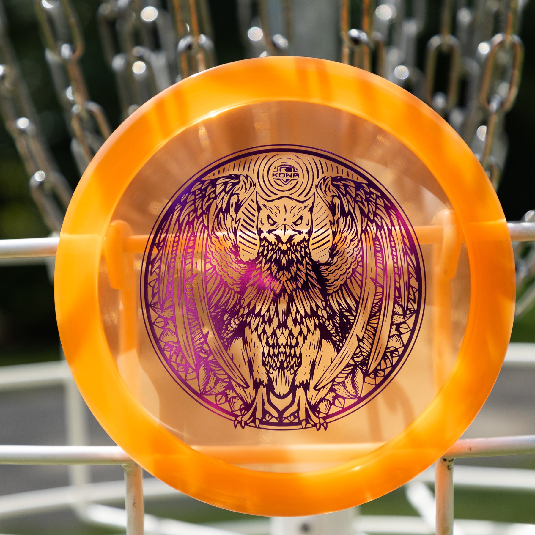 Dynamic Discs Lucid-Ice "Sun Bird" Criminal Kona Montgomery Team Idlewild