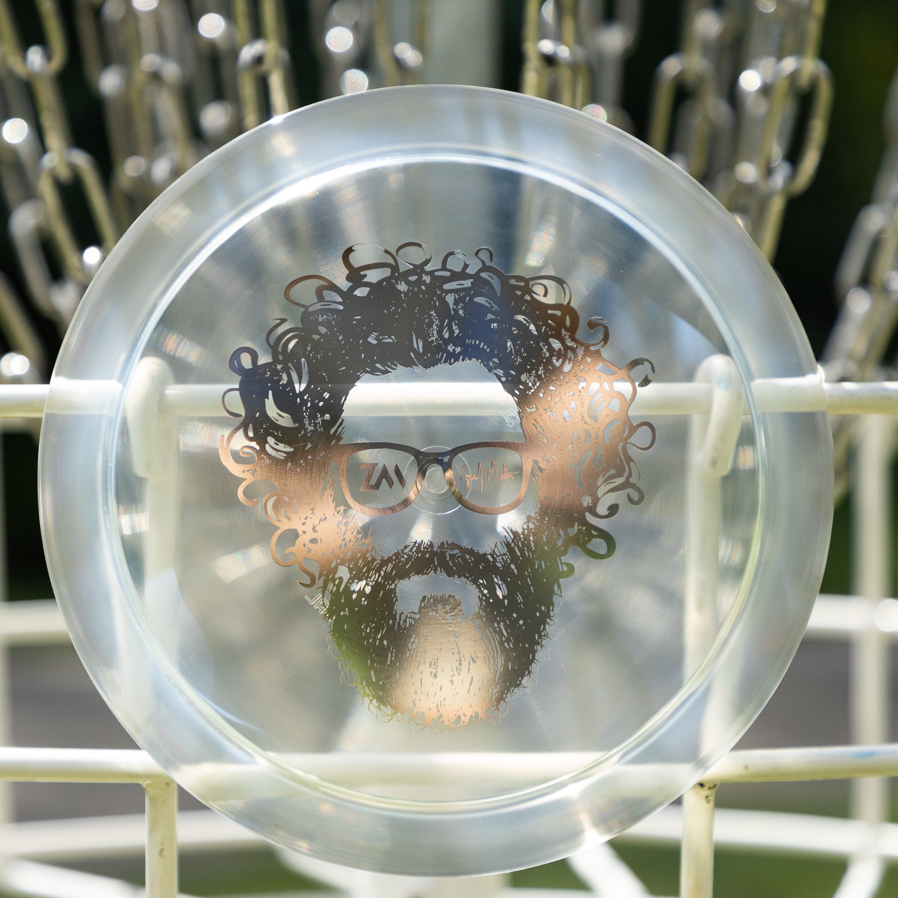 Dynamic Discs Lucid-Ice "FACE" Criminal Zach Melton Team Idlewild