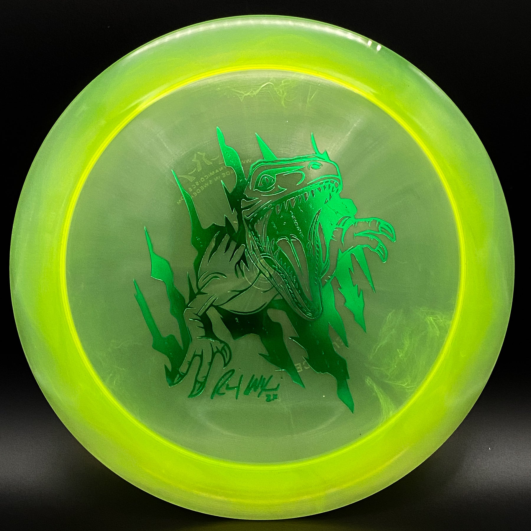 Dynamic Discs Lucid-Ice "Raptor" Enforcer  Ricky Wysocki Team Idlewild