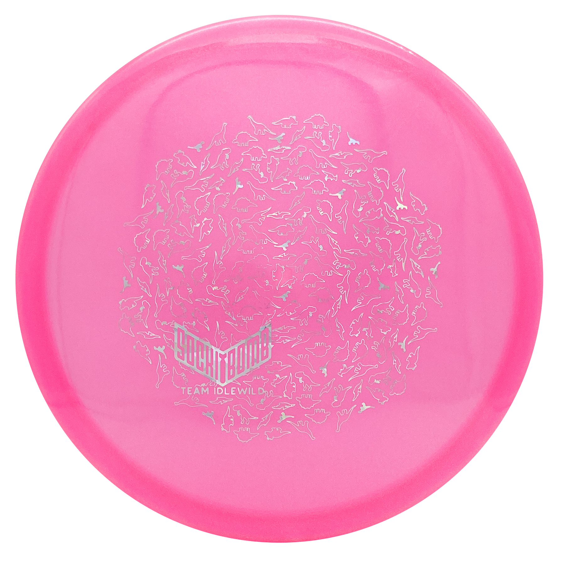 Dynamic Discs Lucid Ice Glimmer Suspect Dino Stamp Ricky Wysocki Team Idlewild