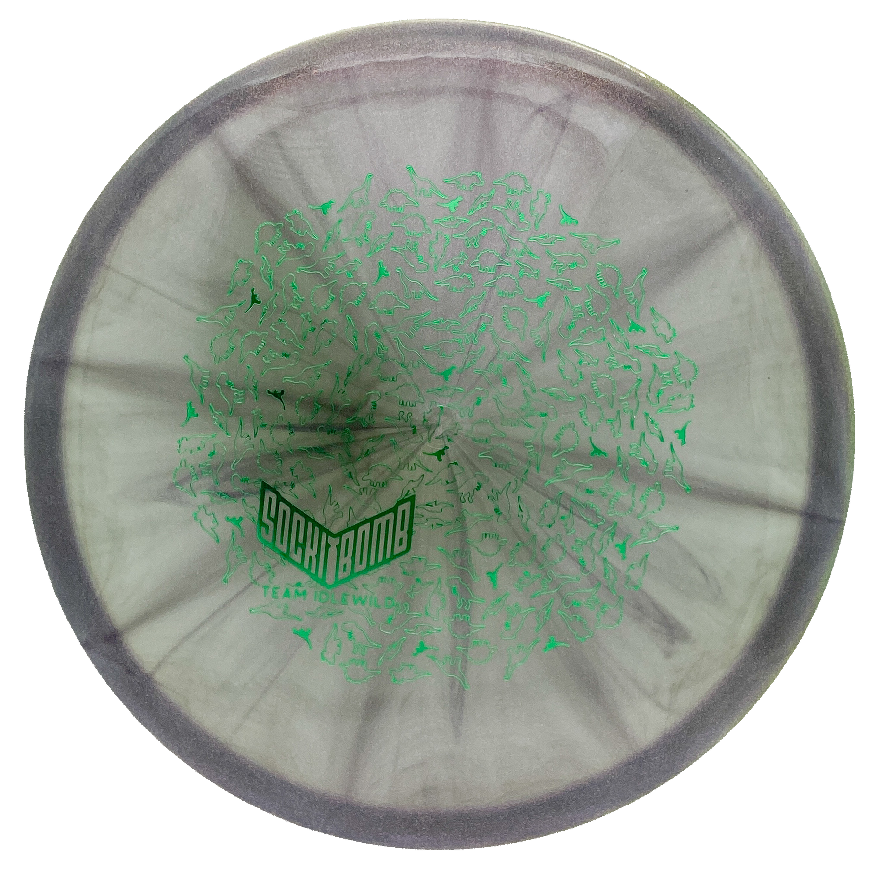 Dynamic Discs Lucid Ice Glimmer Suspect Dino Stamp Ricky Wysocki Team Idlewild