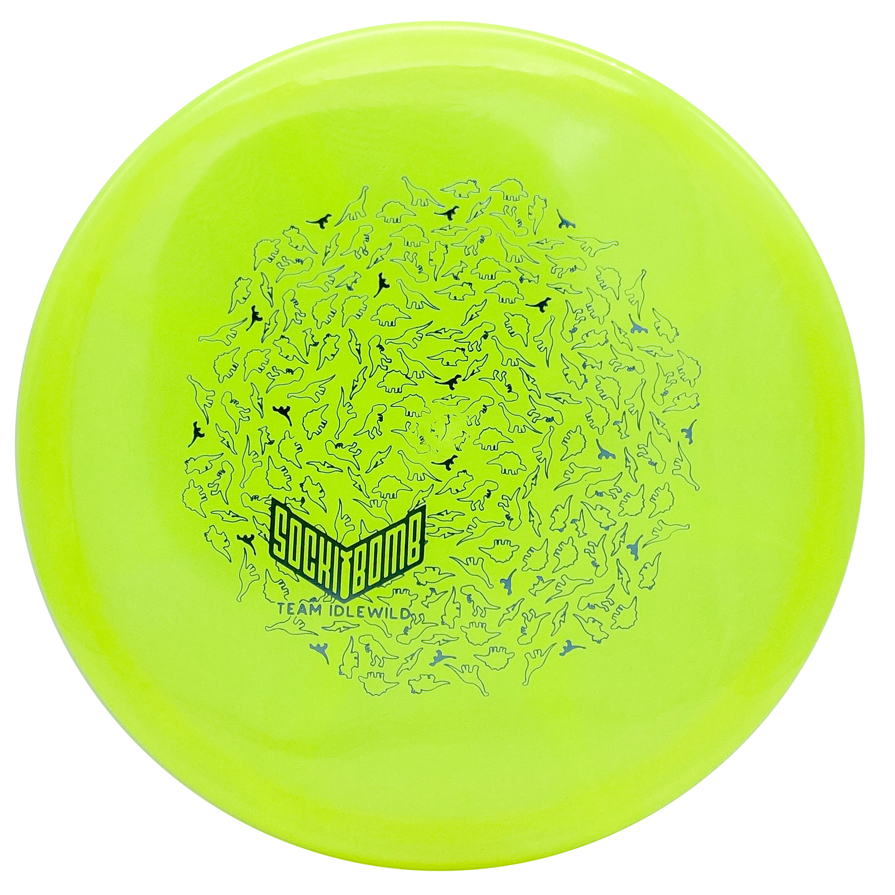 Dynamic Discs Lucid Ice Glimmer Suspect Dino Stamp Ricky Wysocki Team Idlewild