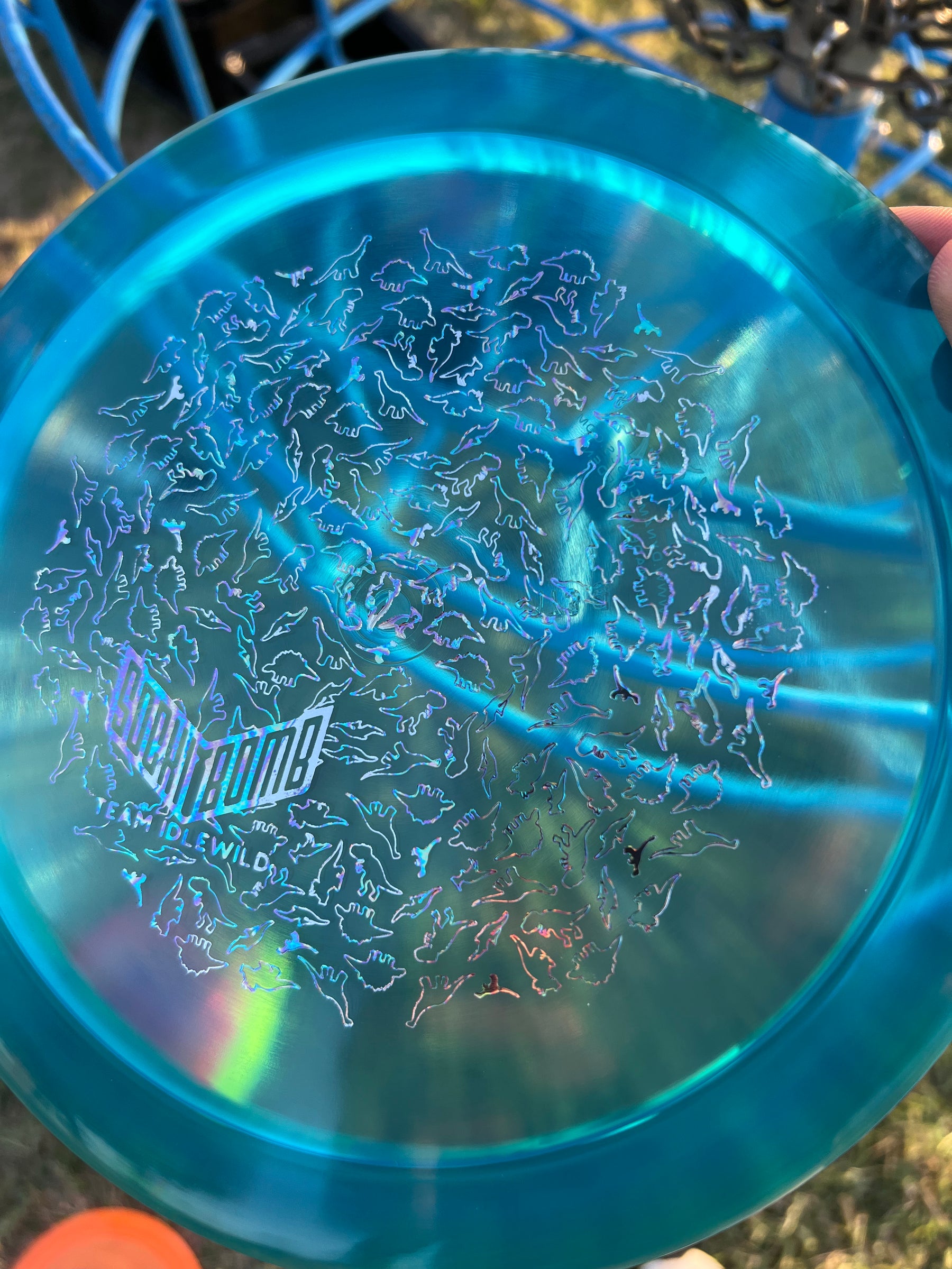 Dynamic Discs Lucid-Ice "Dino" Criminal Ricky Wysocki Team Idlewild