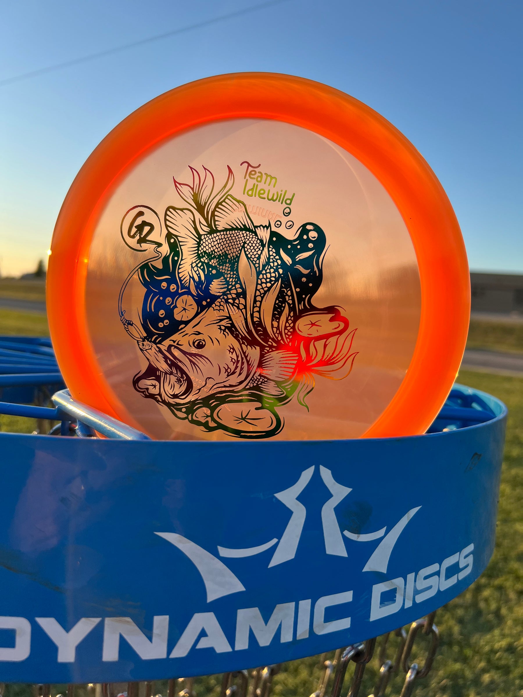 Dynamic Discs Lucid-Ice "Bass" Criminal Gavin Rathbun Team Idlewild