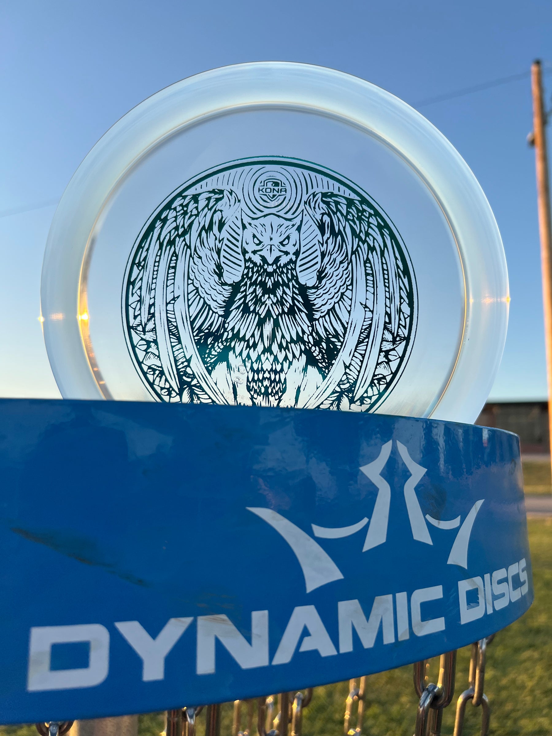 Dynamic Discs Lucid-Ice "Sun Bird" Criminal Kona Montgomery Team Idlewild