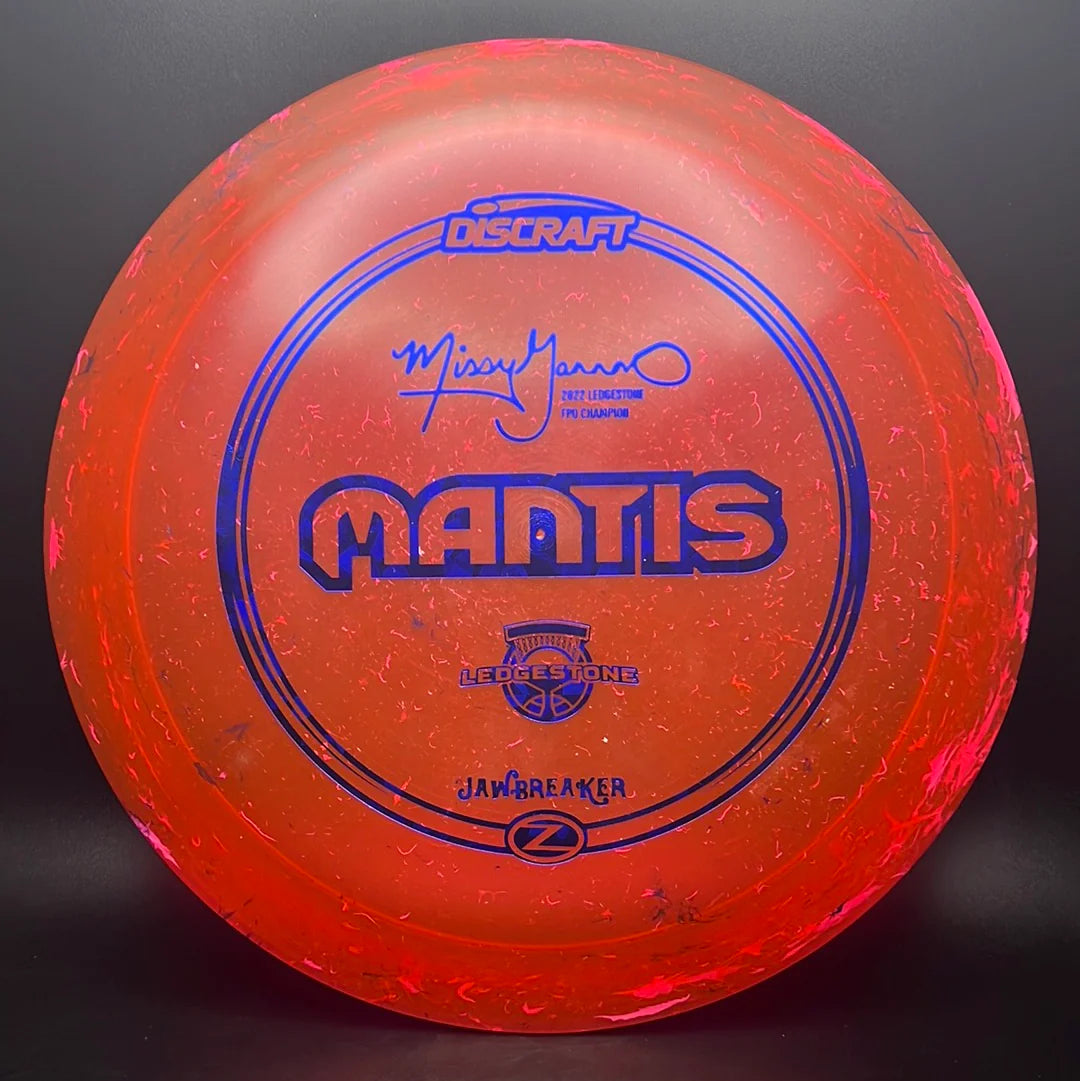 Discraft Jawbreaker Z Mantis Missy Gannon