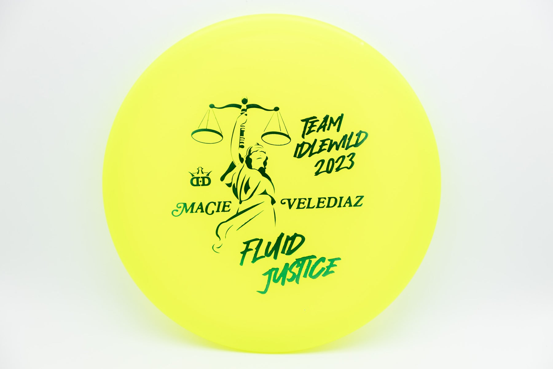 Dynamic Discs Fluid Justice Macie Velediaz Team Idlewild