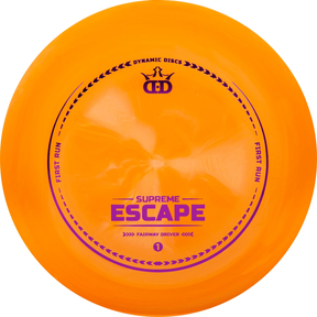 Dynamic Discs Supreme Escape First Run