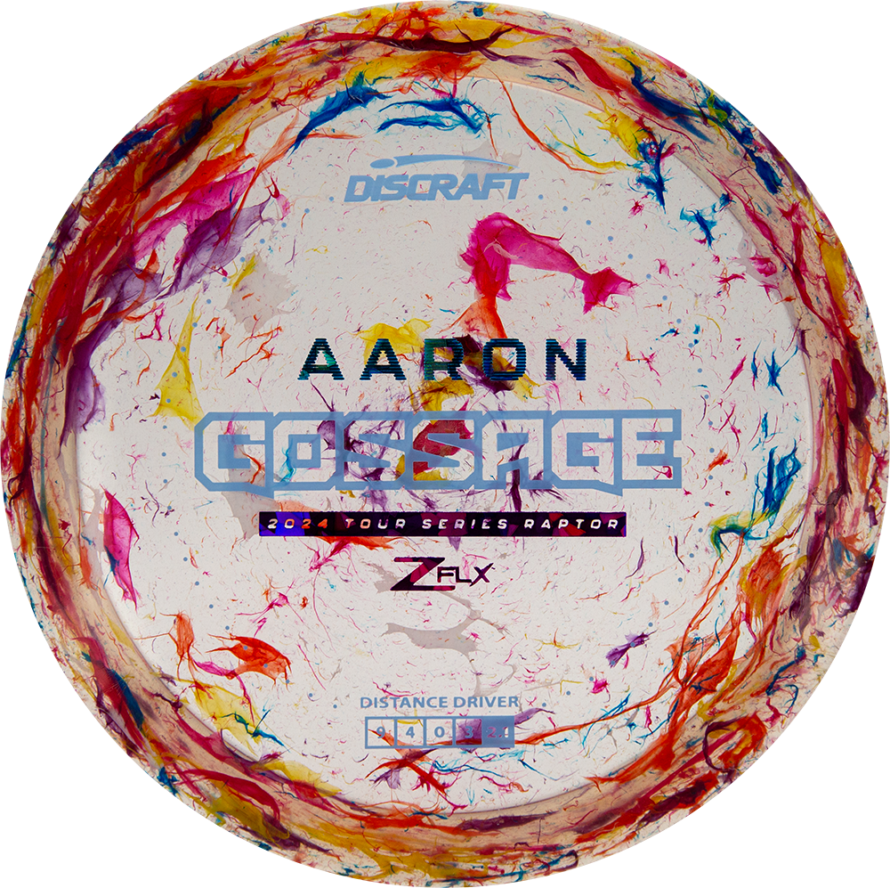 Discraft Jawbreaker Z FLX Raptor 2024 Aaron Gossage Tour Series