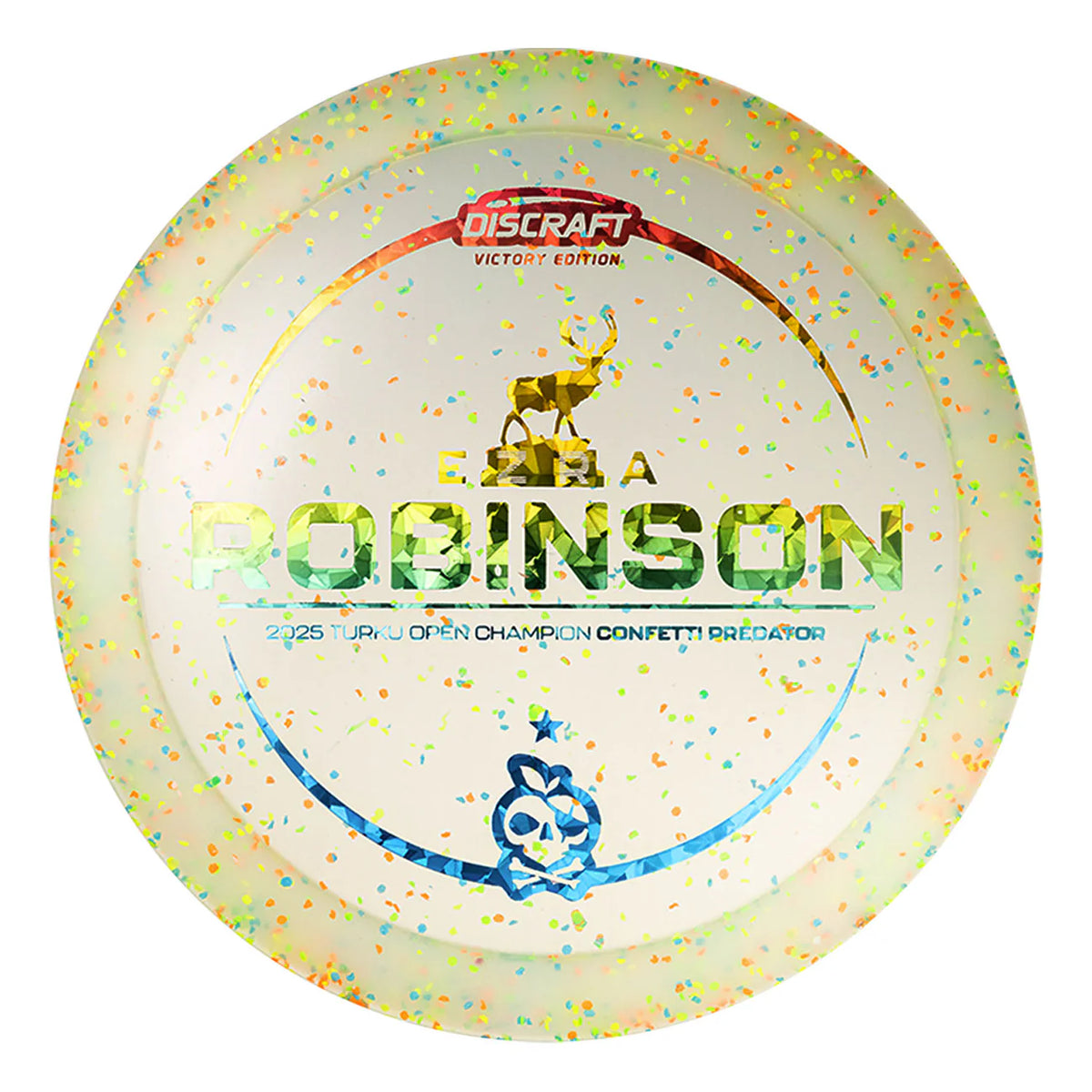 Discraft Z Confetti Predator Ezra Robinson Victory Edition 2025 Turku Open Champion