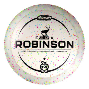 Discraft Z Confetti Predator Ezra Robinson Victory Edition 2025 Turku Open Champion