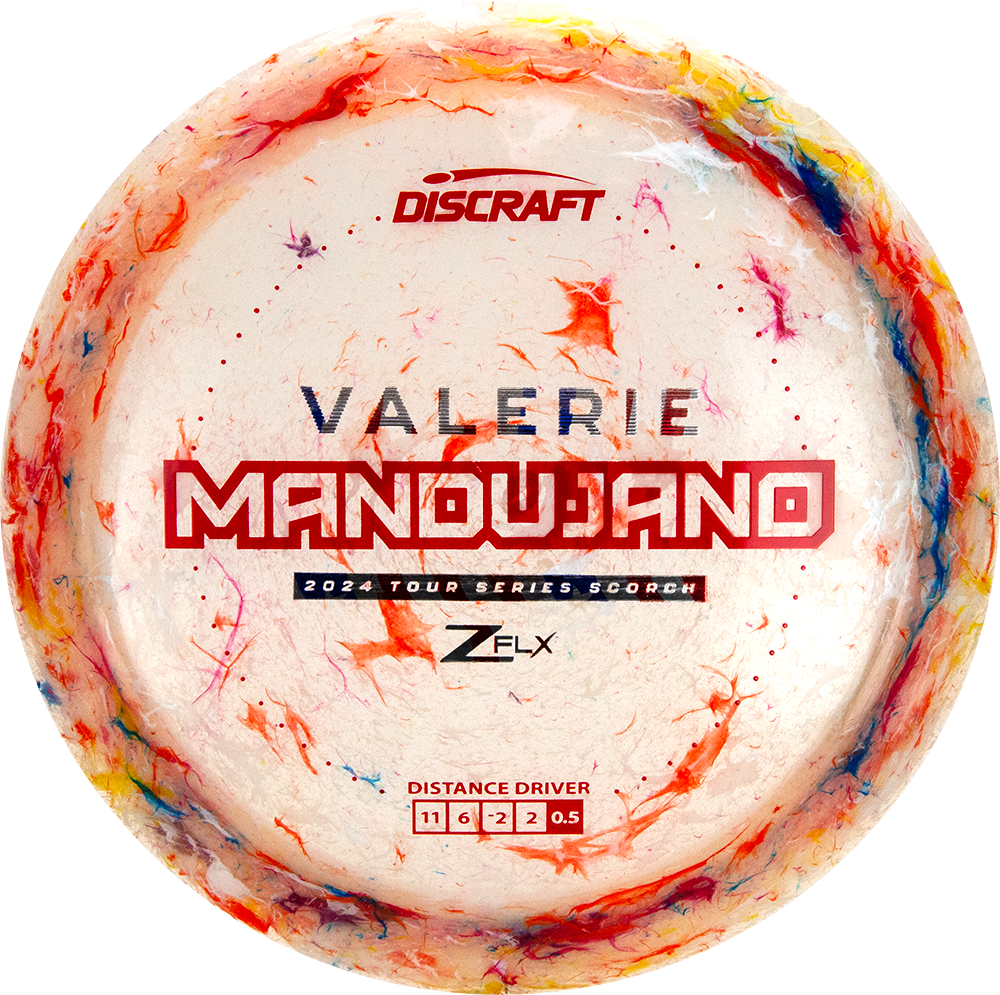 Discraft Jawbreaker Z FLX Scorch 2024 Valerie Mandujano Tour Series