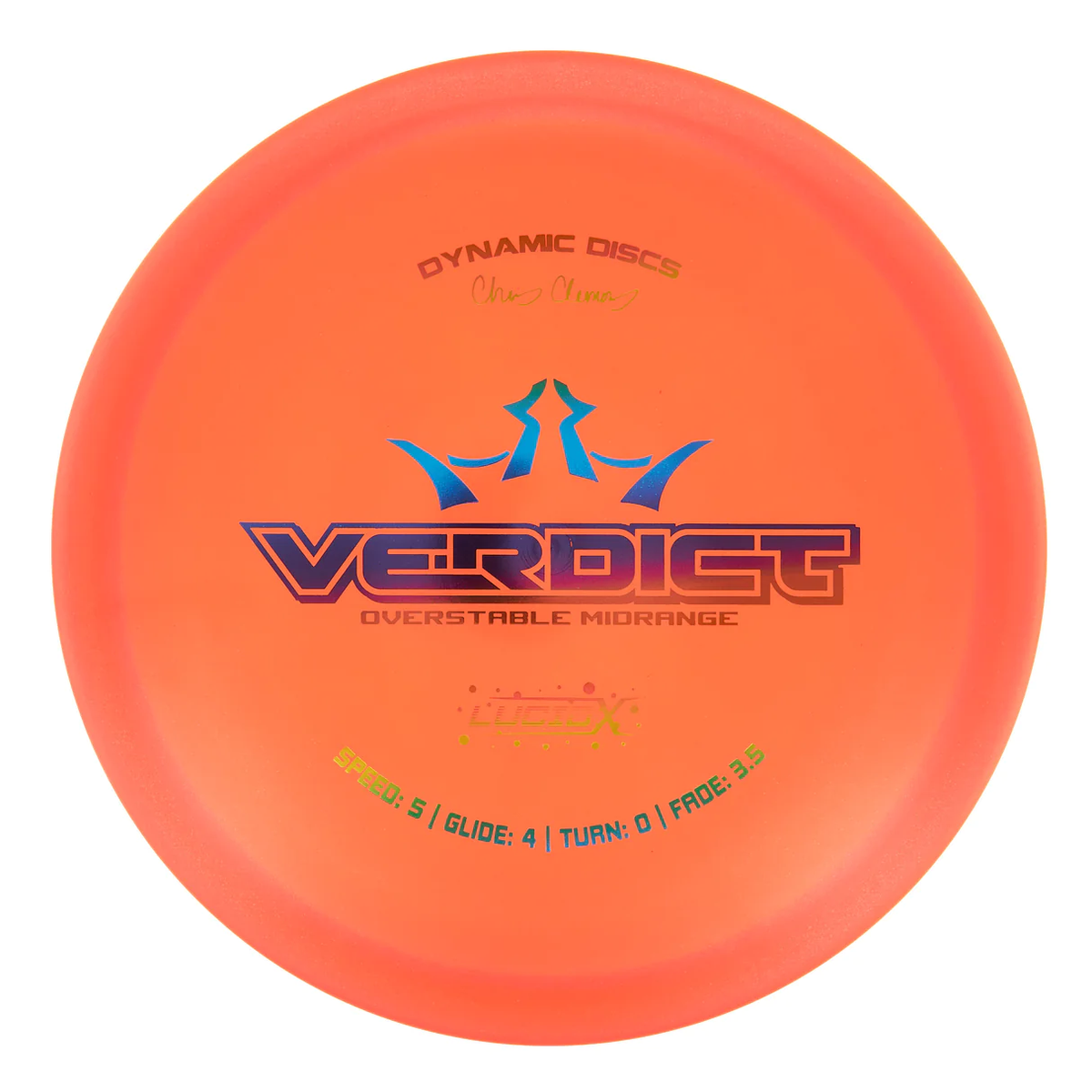 Dynamic Discs Lucid X Verdict Chris Clemons